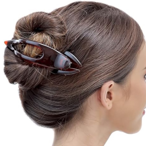 RC ROCHE ORNAMENT 4 Pcs French Concord Hair Clip - Picture 4 of 4